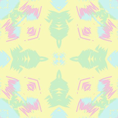 Fotokopi alanı ile dekoratif motif dairesel dikişsiz desen