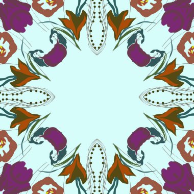 Soyut basit fraktalların kusursuz deseni