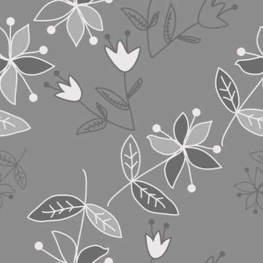 Renkli motif çiçek dikişsiz desen