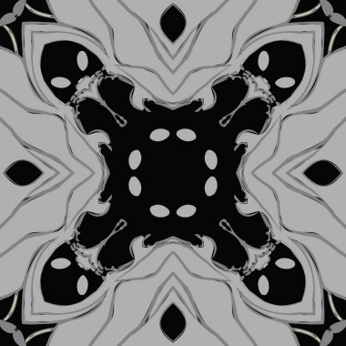 Çiçek motifi dairesel dikişsiz desen, lekeler, delik, elips, çizgili. 