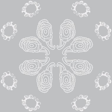 sanatsal soyut dikişsiz desen, vektör illüstrasyon