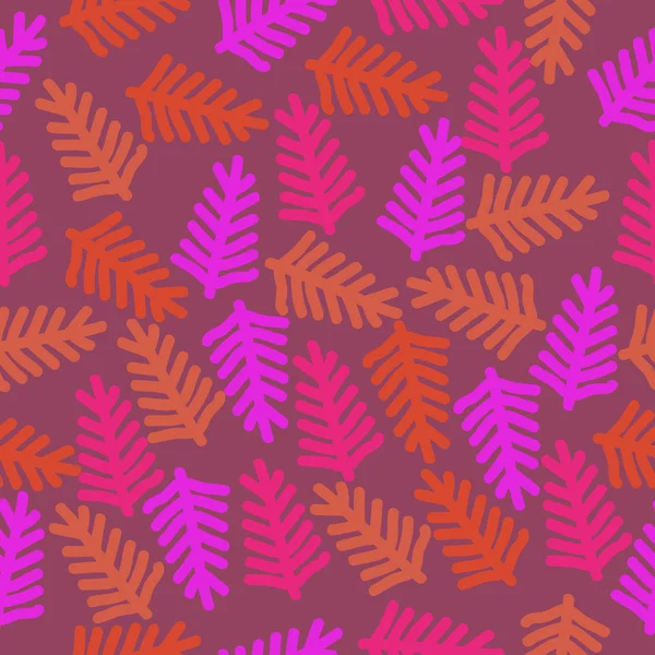 Textura Sin Costuras Con Motivo Floral Ilustración Vectorial — Archivo Imágenes Vectoriales