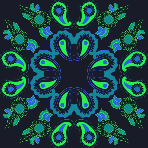 Hintergrund Mit Floralem Motiv Vektorillustration — Stockvektor