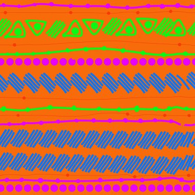 sanatsal soyut dikişsiz desen, vektör illüstrasyon