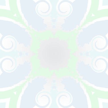 Fotokopi alanı ile dekoratif motif dairesel dikişsiz desen