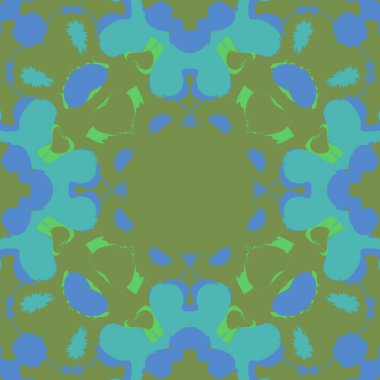 Soyut basit fraktalların kusursuz deseni