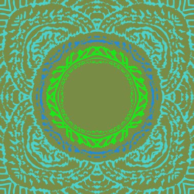 Soyut basit fraktalların kusursuz deseni