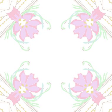 Soyut basit fraktalların kusursuz deseni