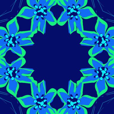 Soyut basit fraktalların kusursuz deseni