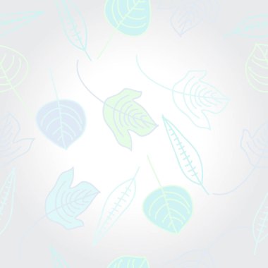 Arka planda kesintisiz ağaç yaprağı kümesi