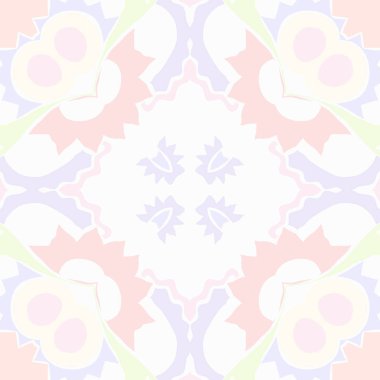 Fotokopi alanı ile dekoratif motif dairesel dikişsiz desen