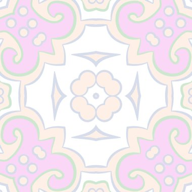 sanatsal soyut dikişsiz desen, vektör illüstrasyon