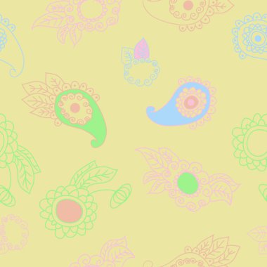 Kesintisiz soyut desen, vektör arka plan