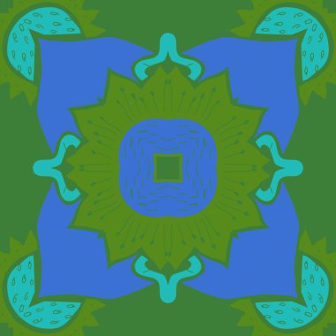 Soyut basit fraktalların kusursuz deseni