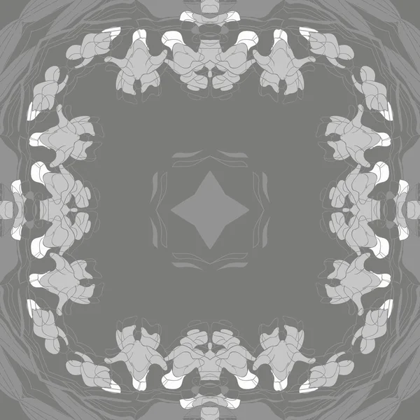 Modèle Circulaire Sans Couture Motif Floral — Image vectorielle