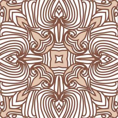 Spiralli narin motifin dairesel dikişsiz deseni