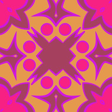 sanatsal soyut dikişsiz desen, vektör illüstrasyon