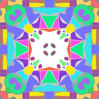 sanatsal soyut dikişsiz desen, vektör illüstrasyon 