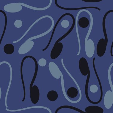 sanatsal soyut dikişsiz desen, vektör illüstrasyon