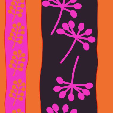 Soyut basit dalları Dikişsiz desen