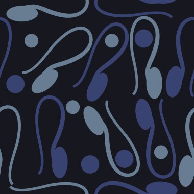 sanatsal soyut dikişsiz desen, vektör illüstrasyon