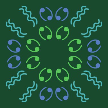 Soyut basit arkaplanın kusursuz deseni