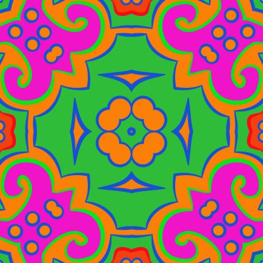 sanatsal soyut dikişsiz desen, vektör illüstrasyon