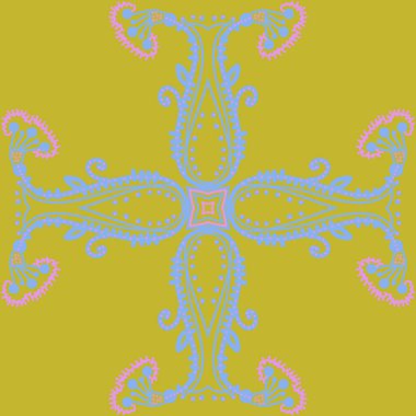 çapraz dekoratif motif dikişsiz desen vektör illüstrasyon