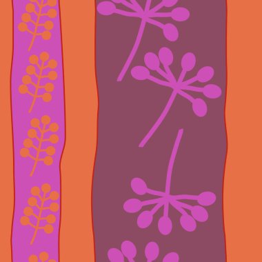 Soyut basit dalları Dikişsiz desen