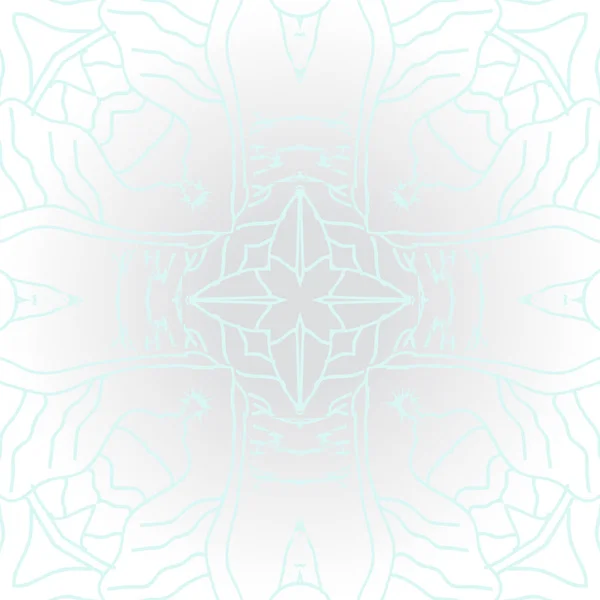 Циркулярный Бесшовный Рисунок Нежных Мотивов Полос Звезд Волн — стоковый вектор
