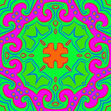 sanatsal soyut dikişsiz desen, vektör illüstrasyon