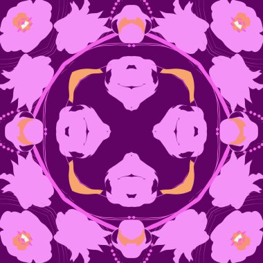 Soyut basit fraktalların kusursuz deseni