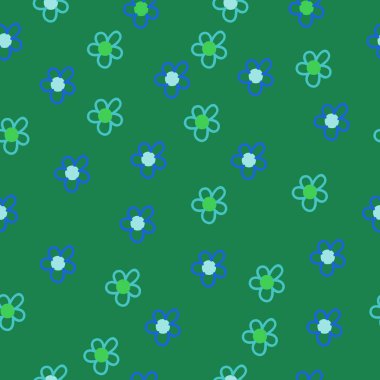 Soyut basit çiçek arka plan Dikişsiz deseni