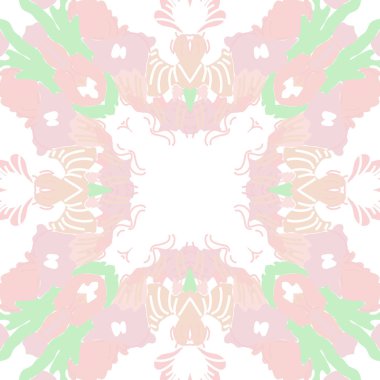 sanatsal soyut dikişsiz desen, vektör illüstrasyon