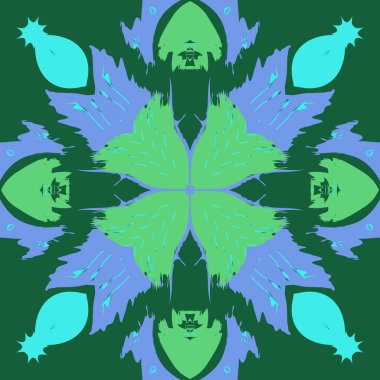 Soyut basit fraktalların kusursuz deseni