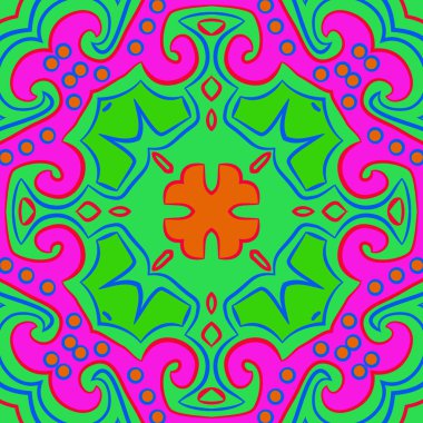 sanatsal soyut dikişsiz desen, vektör illüstrasyon