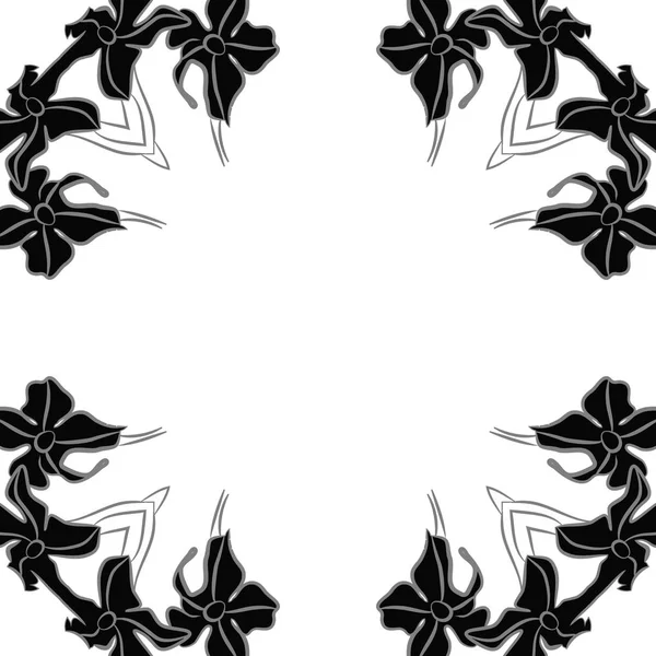 Modèle Sans Couture Fractales Simples Abstraites — Image vectorielle