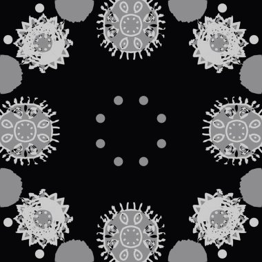 dairesel soyut şekiller deseni, vektör arka plan 