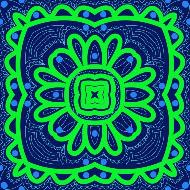 dikişsiz desen vektör illüstrasyon, çiçek motifi