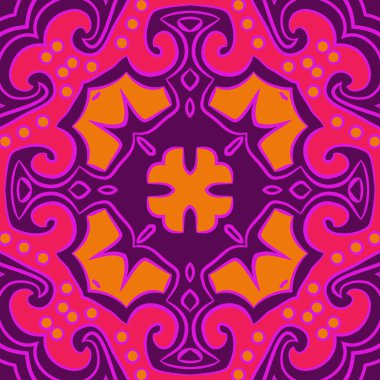 sanatsal soyut dikişsiz desen, vektör illüstrasyon