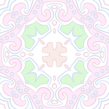 sanatsal soyut dikişsiz desen, vektör illüstrasyon