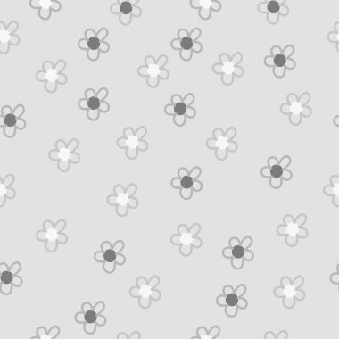 Soyut basit çiçek arka plan Dikişsiz deseni