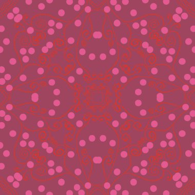 sanatsal soyut dikişsiz desen, vektör illüstrasyon