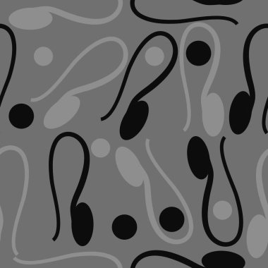 sanatsal soyut dikişsiz desen, vektör illüstrasyon