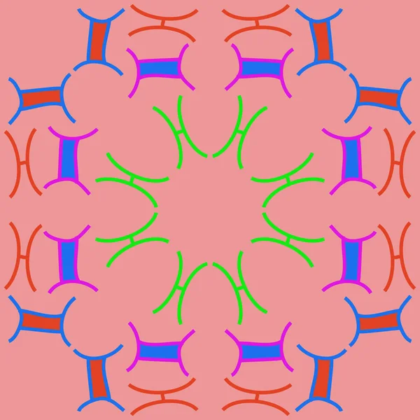 Circulaire Abstracte Achtergrond Ruimte Kopiëren — Stockvector