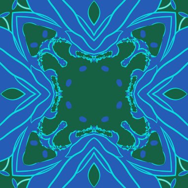 Soyut basit fraktalların kusursuz deseni