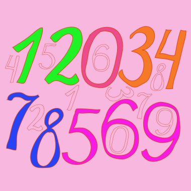 Soyut Arapça sayıların kusursuz deseni