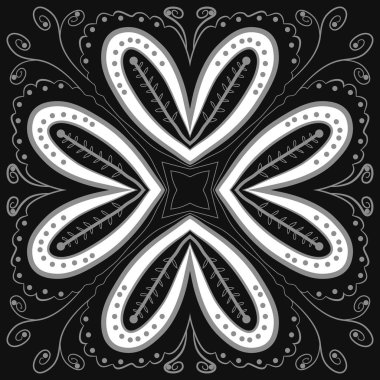 yaratıcı çiçek arka plan, vektör illüstrasyon 