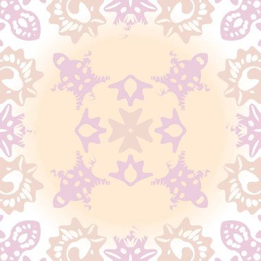 Dairesel dikişsiz desen ot dekoratif motif, spiraller, noktalar, delik, çapraz. 