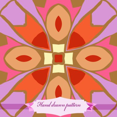 Kesintisiz soyut desen, vektör arka plan